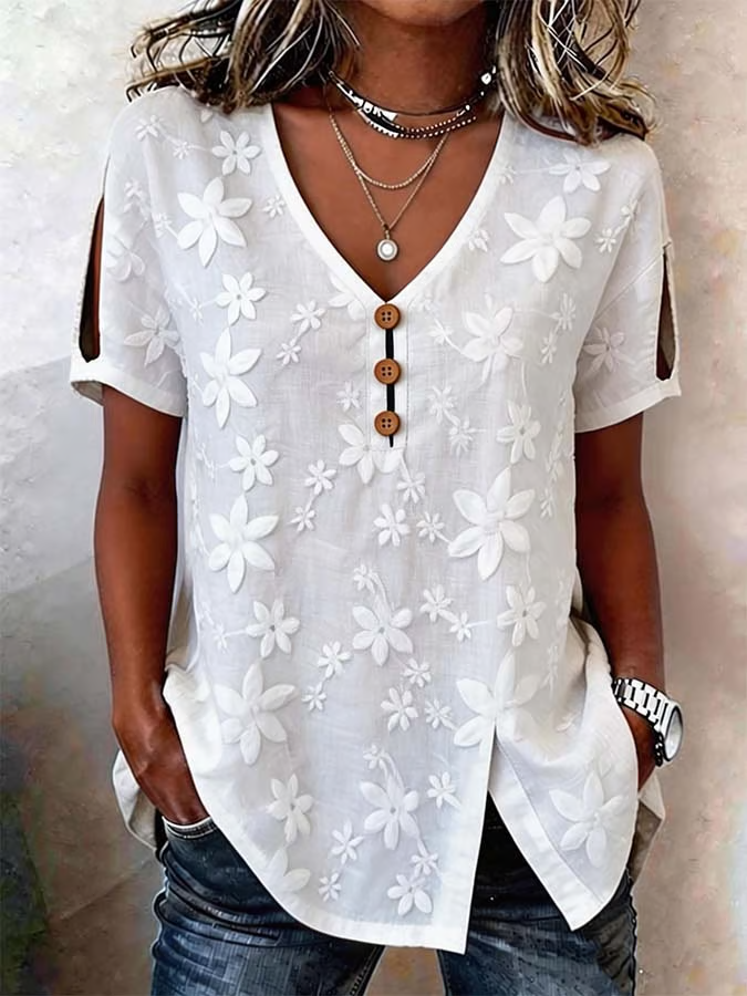 Women'S Casual Lace Up Top