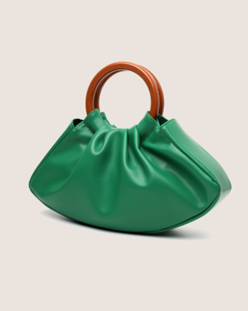 Stylish Pleated Handbag — "Cloud" Bag / Evening Clutch for Women
