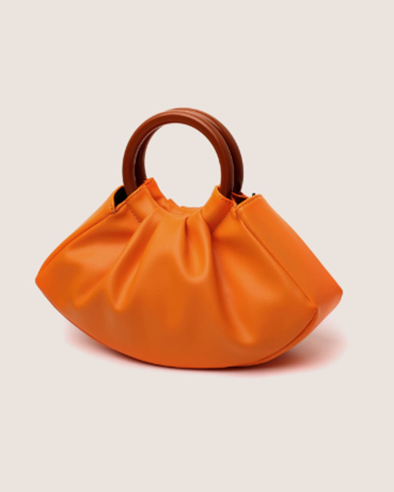 Stylish Pleated Handbag — "Cloud" Bag / Evening Clutch for Women