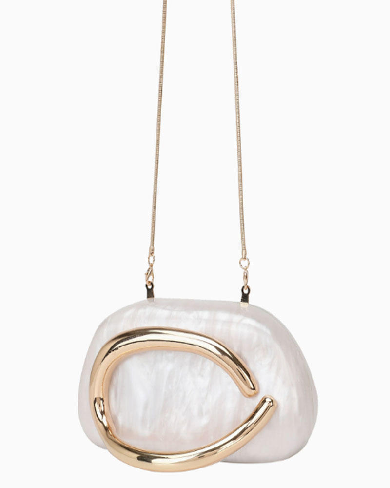 Round Clutch Evening Bag (Mini)