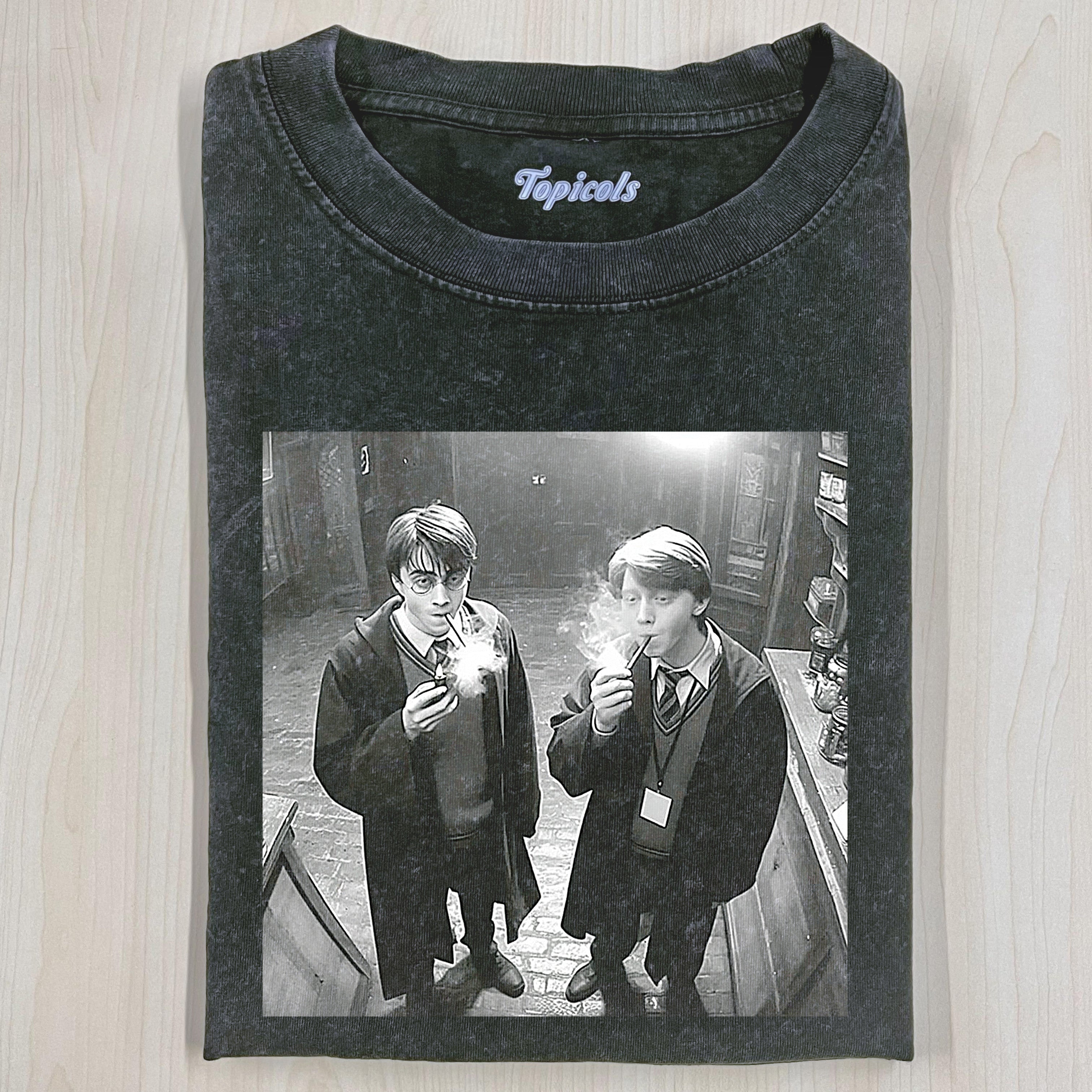 HARRY AND RON SMOKING SHIRT-pufftee