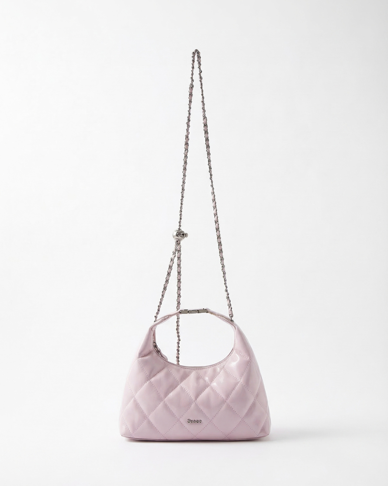 Chanel-Style Quilted Chain Bag — Shoulder, Crossbody, And Handbag