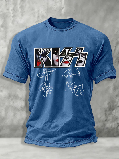 Kiss Band Legacy And Impact Printed Unisex Washed T-Shirt