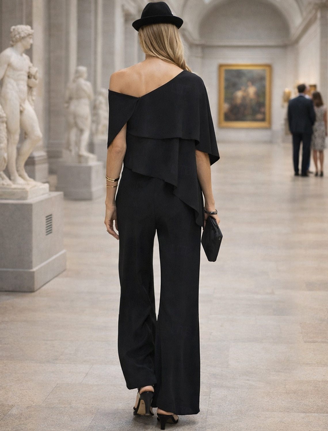 Elegant Off-Shoulder Asymmetrical Jumpsuit