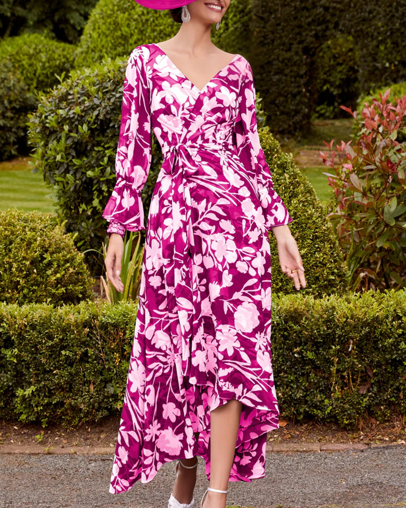 Elegant Lavender Two-Piece Jumpsuit