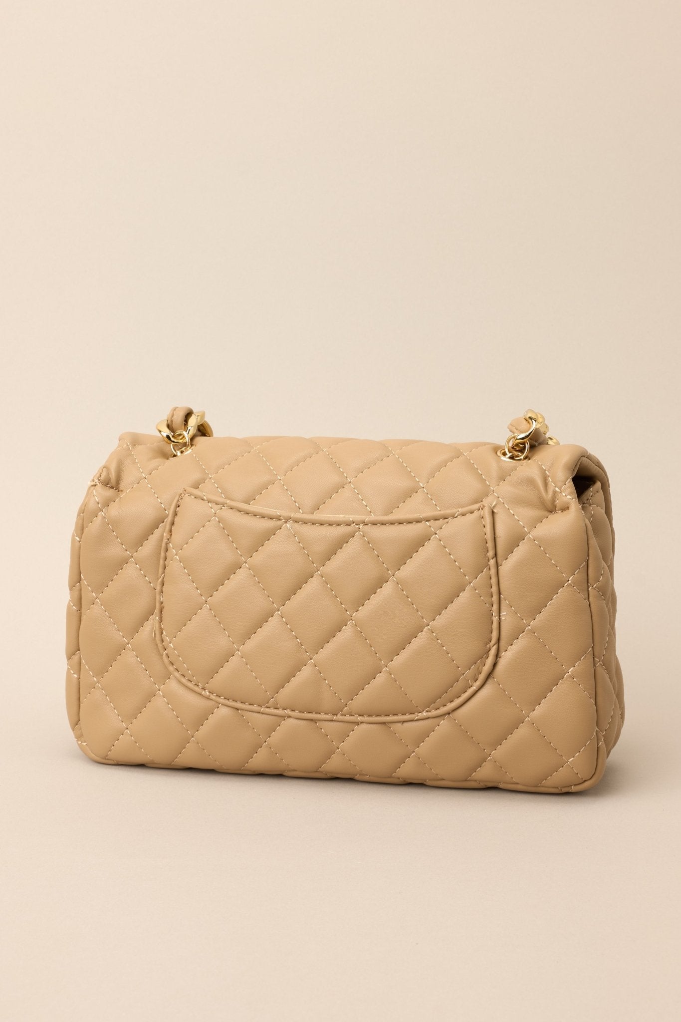 Undeniable Beauty Tan Quilted Crossbody Bag - MismiDaily - Accessories