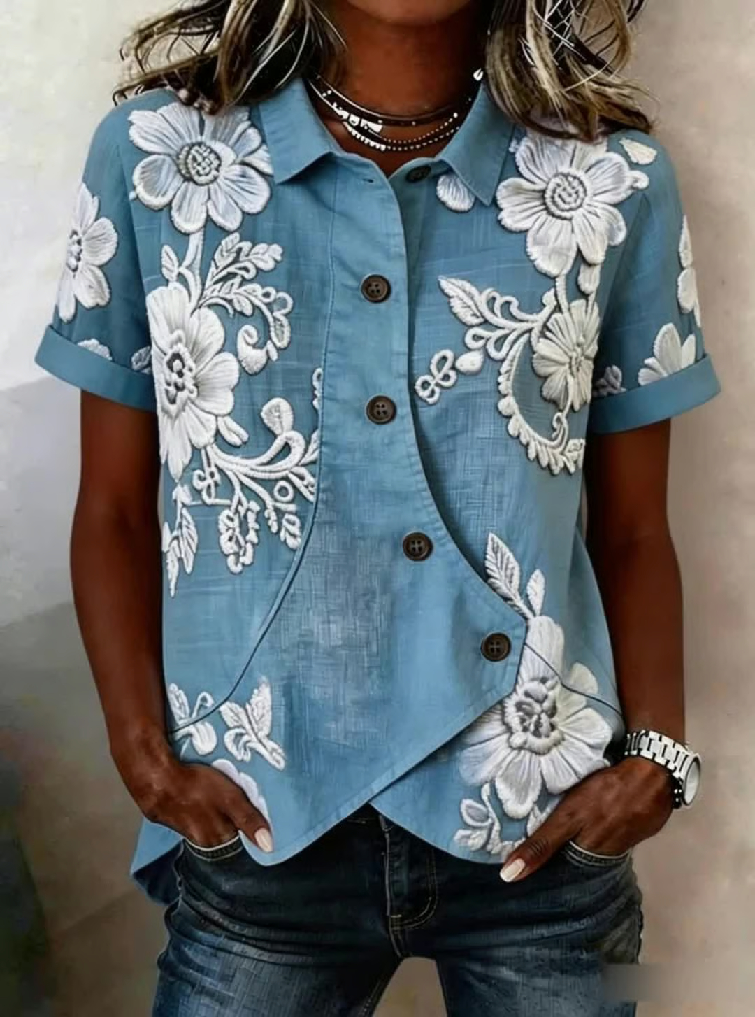 Women's Casual Printed Shirt