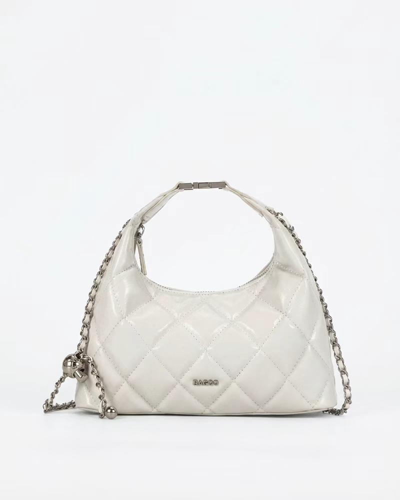 Chanel-Style Quilted Chain Bag — Shoulder, Crossbody, And Handbag