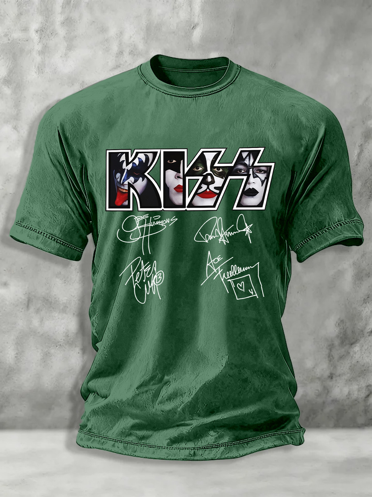 Kiss Band Legacy And Impact Printed Unisex Washed T-Shirt