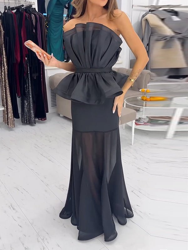 Elegant and beautiful solid color two - piece set - MismiDaily - Two - piece