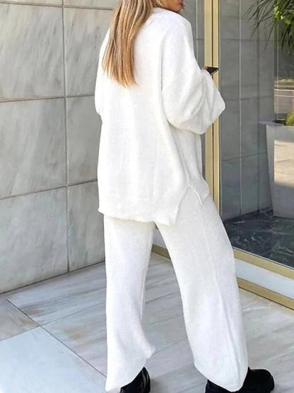 Long - sleeved casual two - piece set - MismiDaily - Two - piece