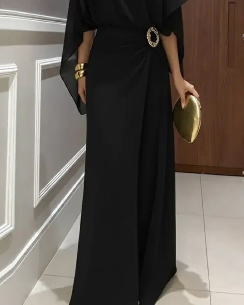 Crew neck casual solid color two - piece set - MismiDaily - Two - piece