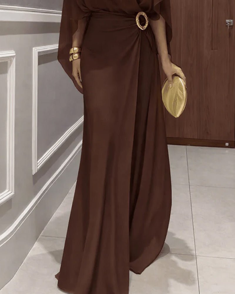 Crew neck casual solid color two - piece set - MismiDaily - Two - piece