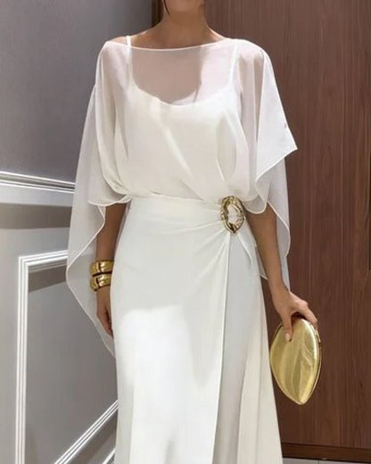 Crew neck casual solid color two - piece set - MismiDaily - Two - piece