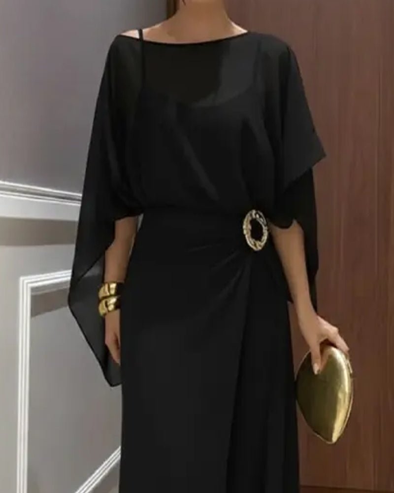 Crew neck casual solid color two - piece set - MismiDaily - Two - piece