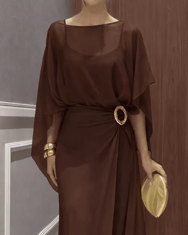 Crew neck casual solid color two - piece set - MismiDaily - Two - piece