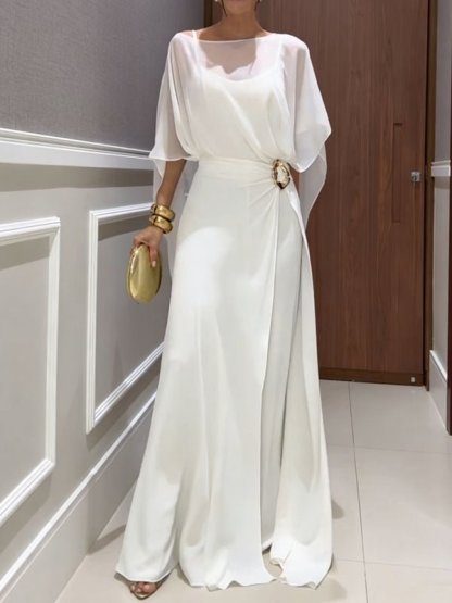 Crew neck casual solid color two - piece set - MismiDaily - Two - piece