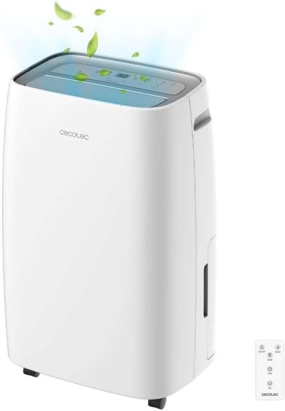 Cecotec Deshumidificador con Temporizador y Control Wifi BigDry 10000 Expert Connected. 580W, Depósito Extraíble de 6L, Deshumidificación de 30Ldía, Selección de Humedad, Secado de Ropa-Sereneota