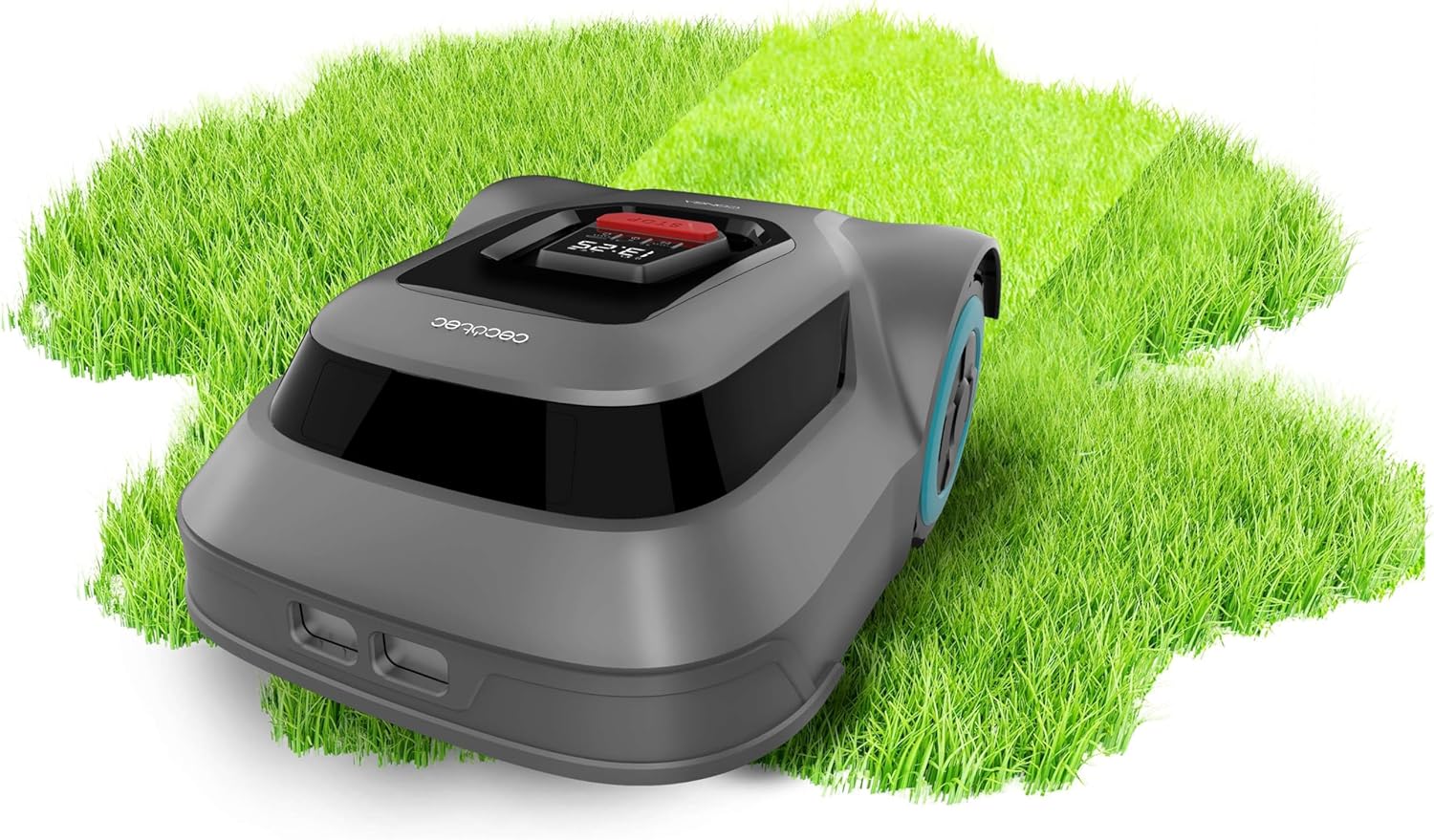 Cecotec Robot Cortacésped sin Cable para 500m2 Conga Grasshopper 500 Map Connected. Motor Digital Brushless, App, Corte Ordenado, Pendiente Máxima 45 , Regulador de Hojas de Corte, Sensor de Lluvia-Sereneota