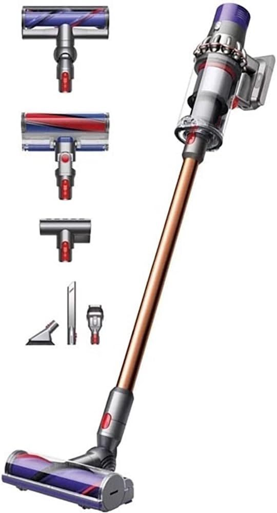 Dyson V10 Absolute Sin bolsa 0.76L Cobre, Níquel - Aspiradora escoba Sin bolsa, Cobre, Níquel, 0,76 L, Secar, Ciclónico, 87 dB-Sereneota