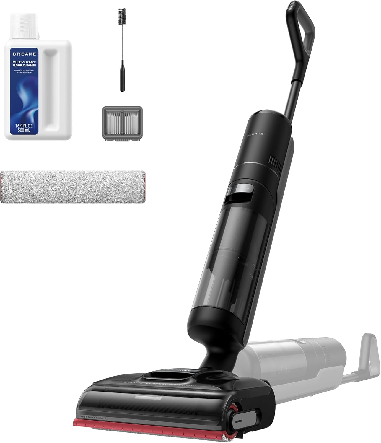 DREAME H15S Aspirador en Seco y Húmedo, Limpieza de Triple Borde, Brazo Robótico con IA, 21.000 Pa de Succión, 0 Enredos, Alcance Horizontal de 180 grados, Lava y Seca el Cepillo a 90 C, Control con App-Sereneota