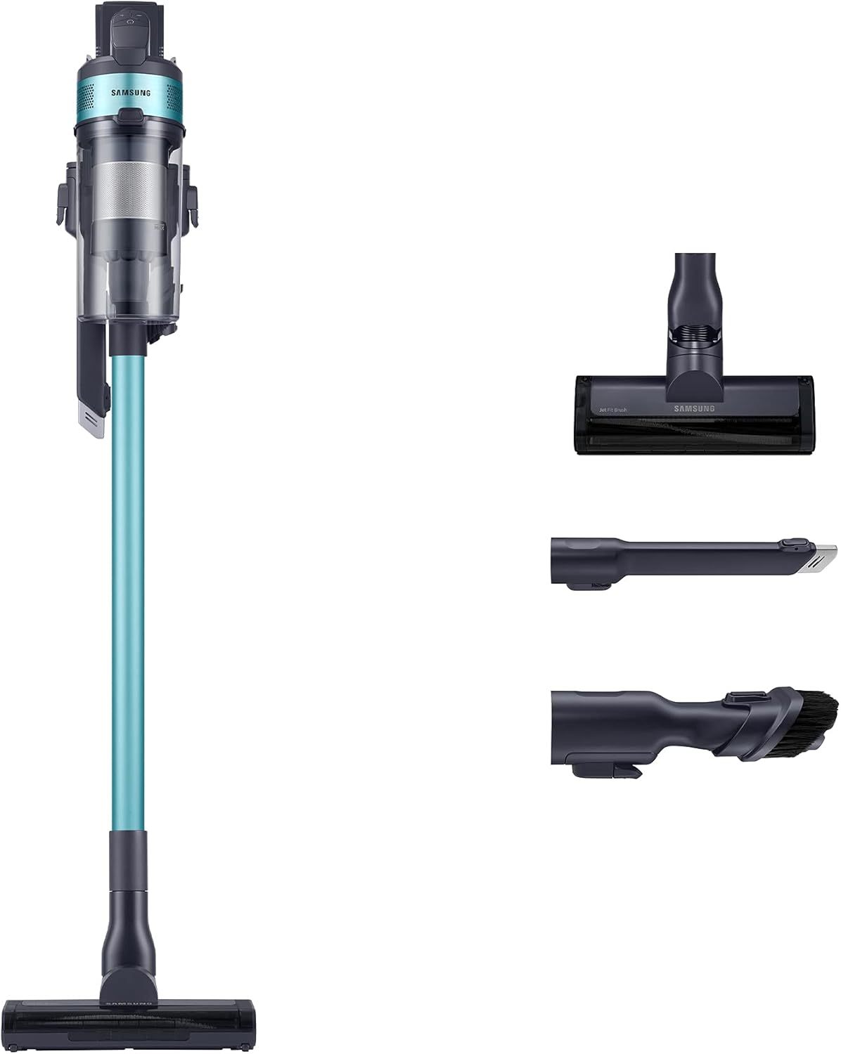 SAMSUNG Aspiradora inalámbrica Jet 60 Turbo VS15A6031R1ET, sin Bolsa, Potencia 150 W, hasta 40 min de autonomía, Menta-Sereneota