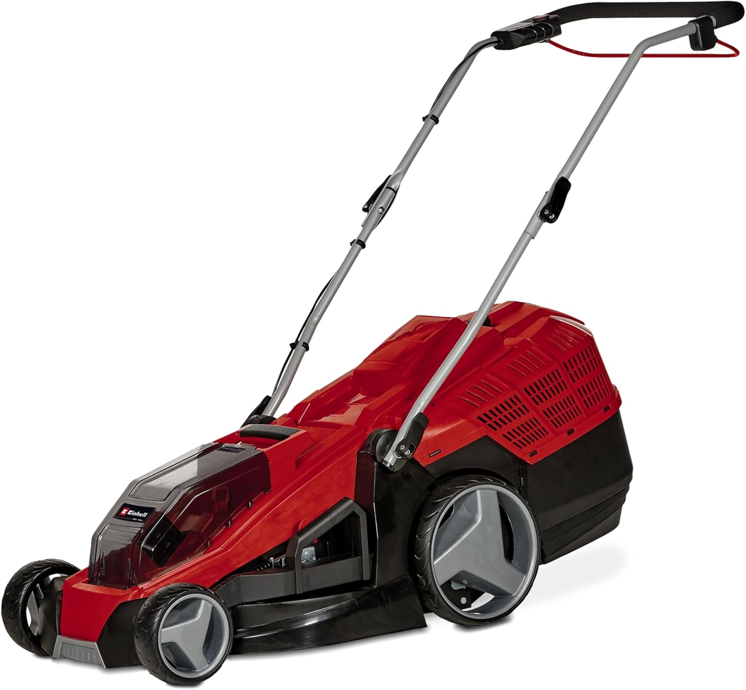 Einhell Cortacésped inalámbrico GE-CM 3643 Li M-Solo Ion de Litio, 36 V, hasta 600 m2, Ancho de Corte de 43 cm, Ajuste de Altura de Corte Central de 6 Niveles.-Sereneota