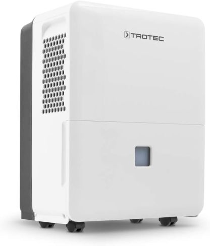 TROTEC Deshumidificador eléctrico TTK 96 E, 30L24h, Depósito 3L, Portátil, 720 W, Auto-Apagado, Control Automático de la Humedad, Temporizador, Filtro de Aire Lavable-Sereneota