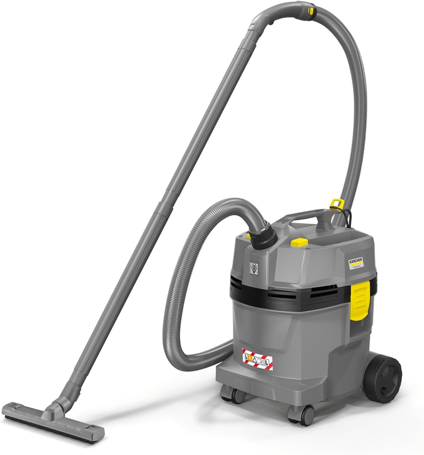 Kärcher Aspirador en seco y húmedo NT 221 Ap L, máx. 1300 W, depósito 22 l, Tubo Flexible de aspiración 1,9 m, Boquilla barredora de Suelos 300 mm, Boquilla para Ranuras-Sereneota