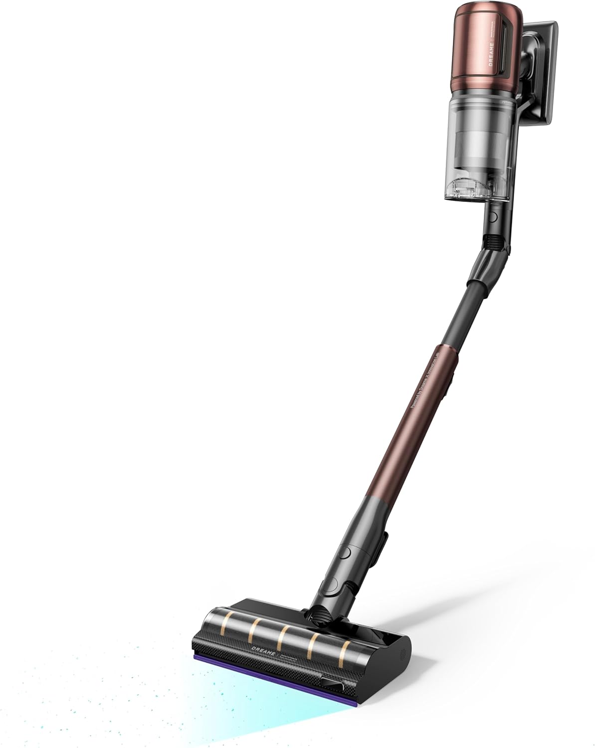 DREAME V30 Aspirador Sin Cable, a 0 mm de Los Bordes, 30000 PASucción de 330 AW, Antienredos, Limpieza de Alfombras de Pelo Largo y Suelos Duros, Limpieza de Pelos de Mascotas-Sereneota