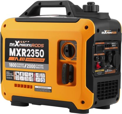 maXpeedingrods Generador Electrico Gasolina 2000W Generador Inverter Portátil con USB y Tomas de 230V, Pantalla Digital, Compacta y Ligera, para Camping Autocaravan-Sereneota