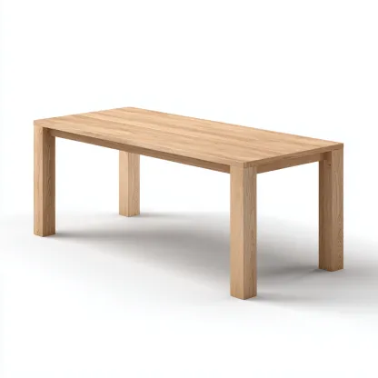 Tavolo da pranzo in legno massello 160x80x75 cm - rovere chiaro - ideale per sala da pranzo - design moderno-Comfyoliq