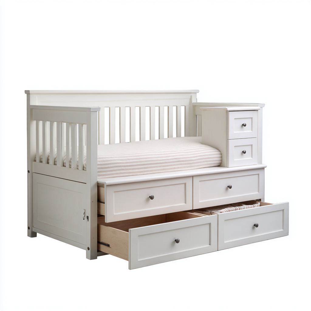 Divano letto legno con cassetti 195x95x110 cm - bianco - per camera da letto - stile classico-Comfyoliq