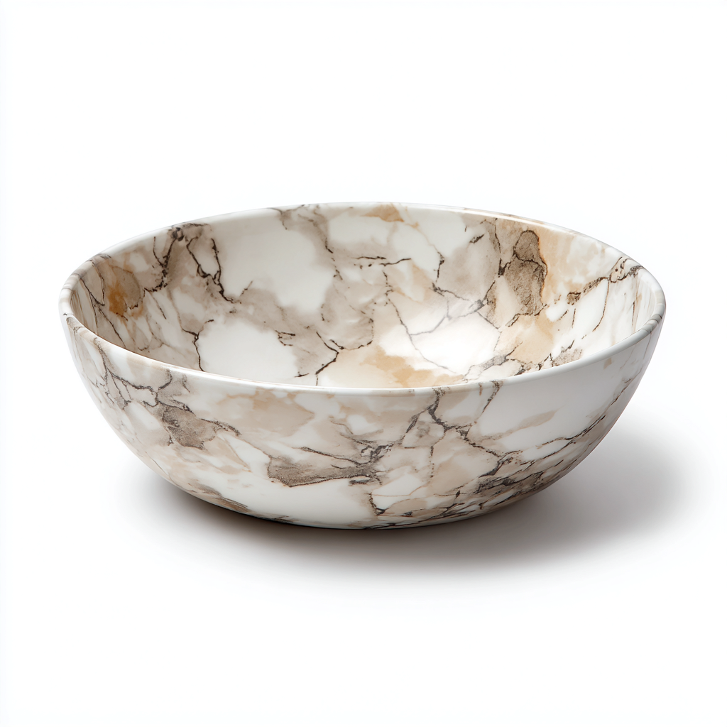 Lavabo - ceramica 40x40x15 cm - beige - adatto per bagno - design moderno-Comfyoliq