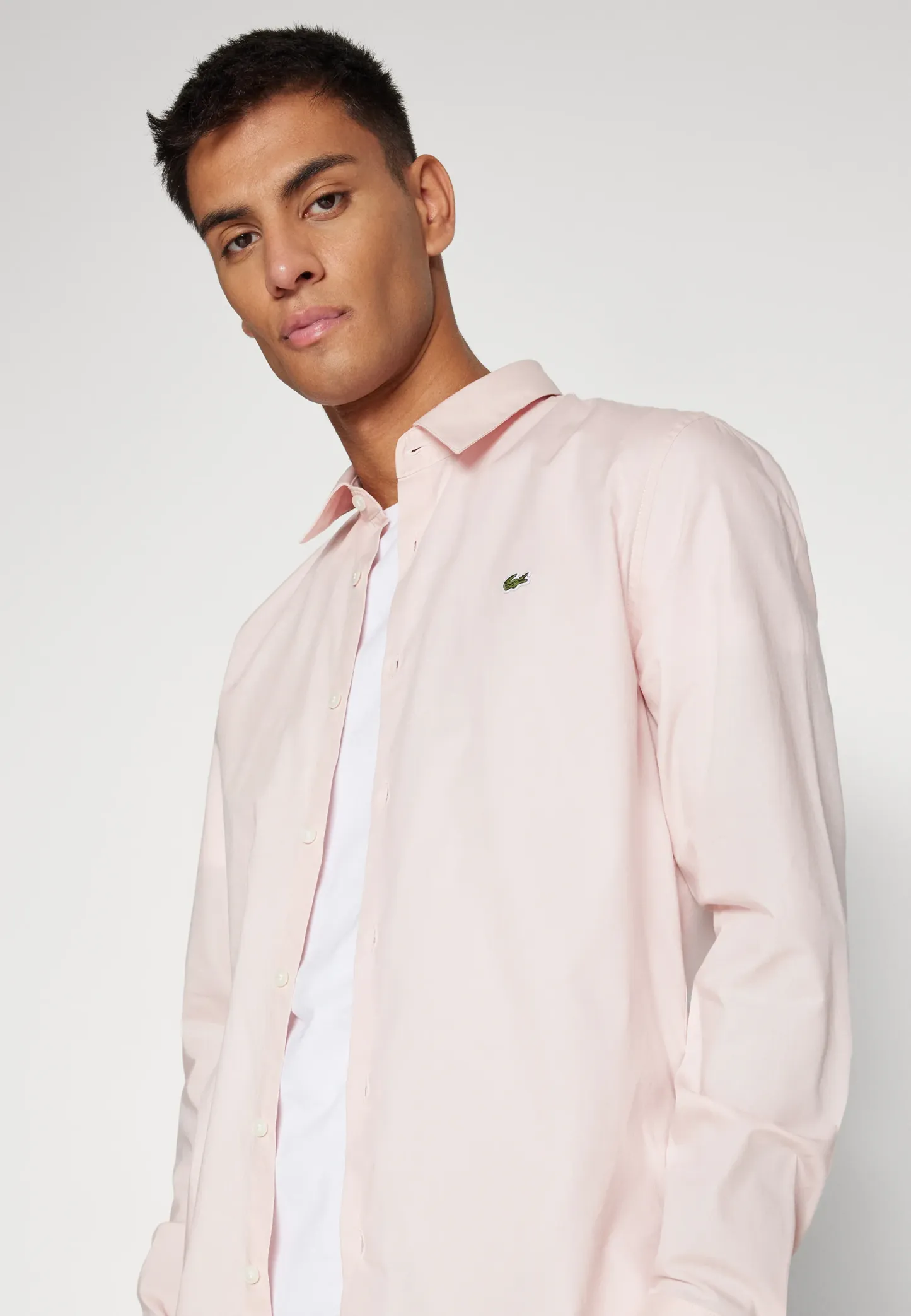 SLIM FIT STRETCH POPLIN SHIRT - Chemise - nidus