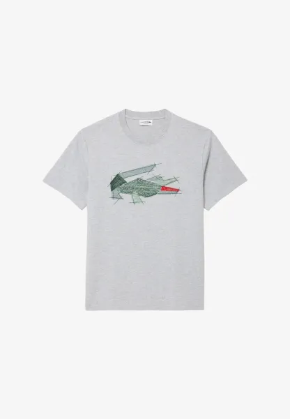 T-shirt imprimé - gris chine cca