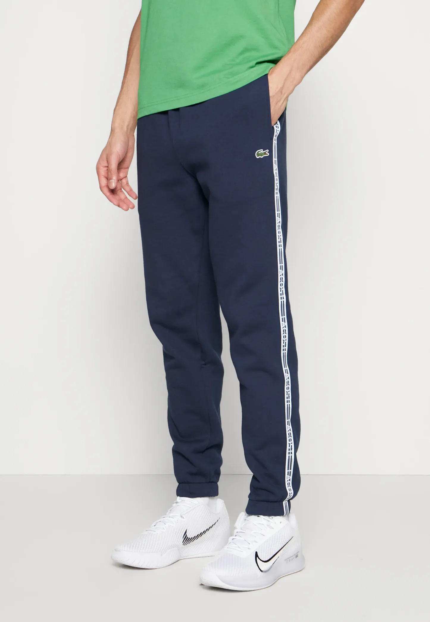 PANT TAPERED - Pantalon de survêtement - bleu marine