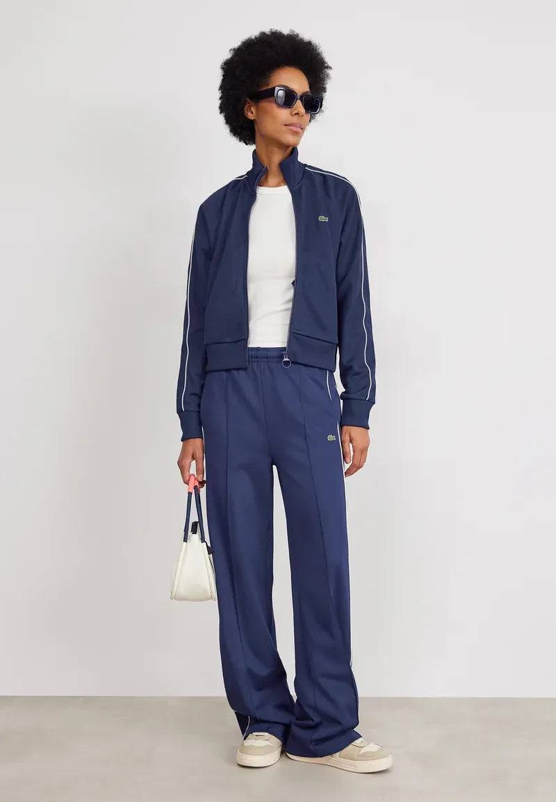 Sweat zippé - navy blue/flour