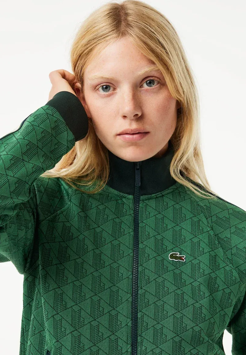 Sweat zippé - vert qij