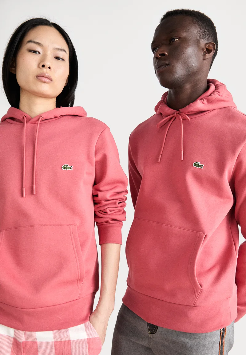 LIFESTYLE UNISEX - Sweat à capuche - sierra red