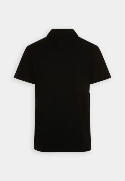 Polo - noir gris chine