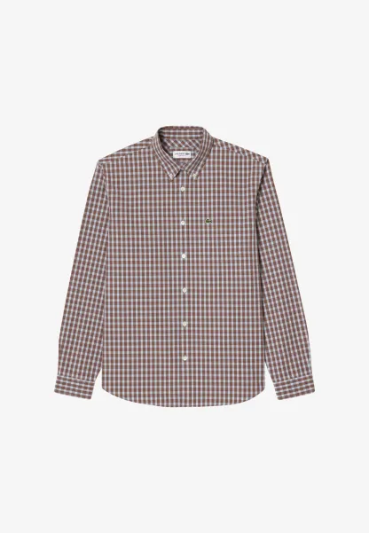 Chemise - marron blanc ix