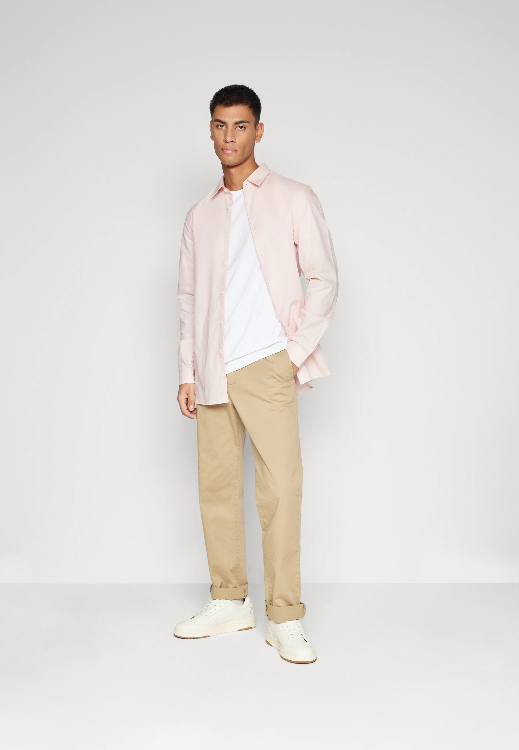 SLIM FIT STRETCH POPLIN SHIRT - Chemise - nidus