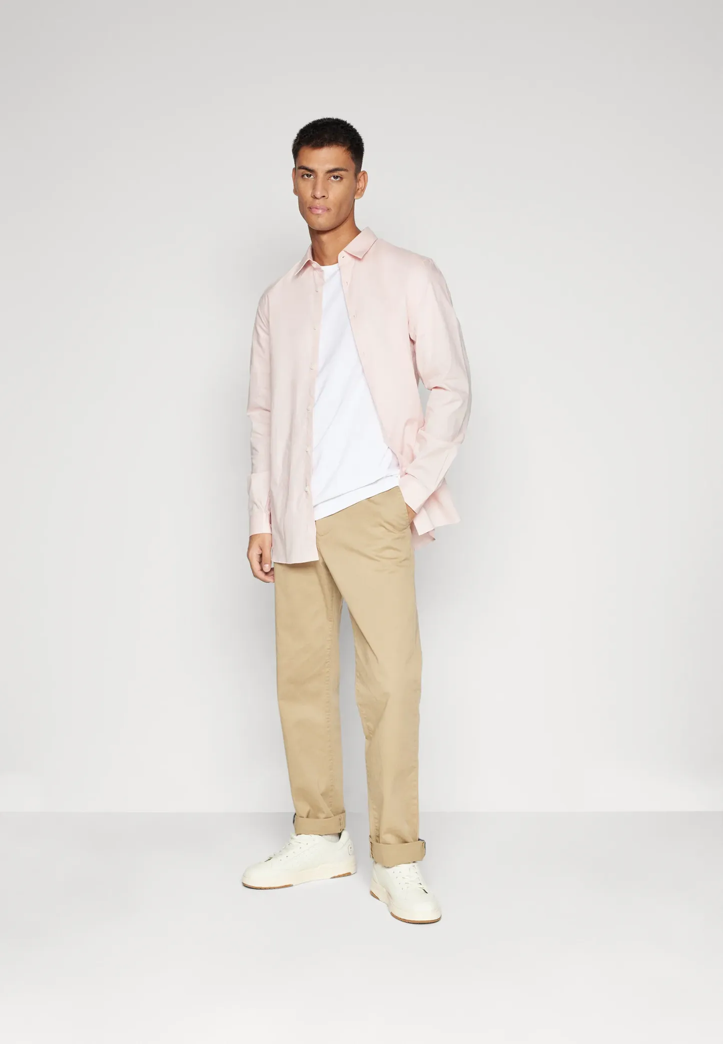 SLIM FIT STRETCH POPLIN SHIRT - Chemise - nidus