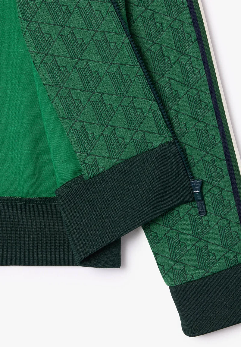 Sweat zippé - vert qij