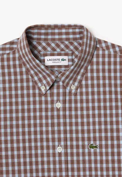 Chemise - marron blanc ix