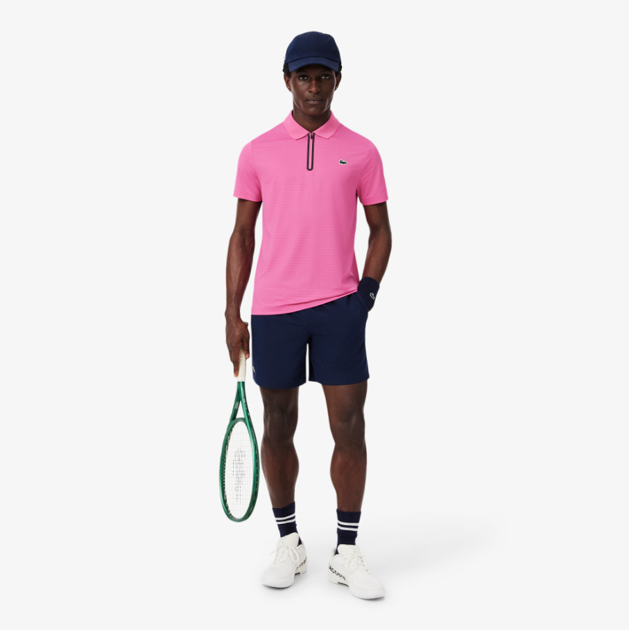 Ultra Dry Stretch Tennis Polo - Rose • GLH