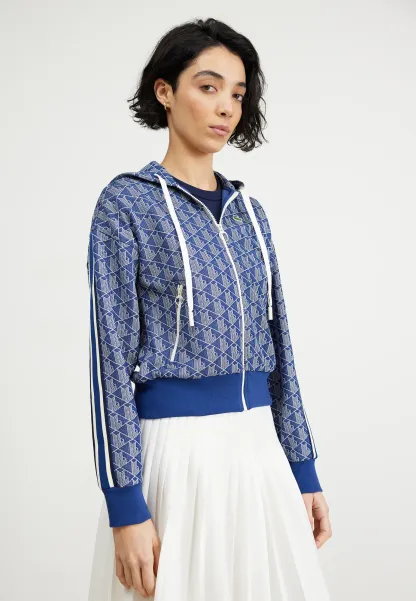 Sweat zippé - methylene/flour