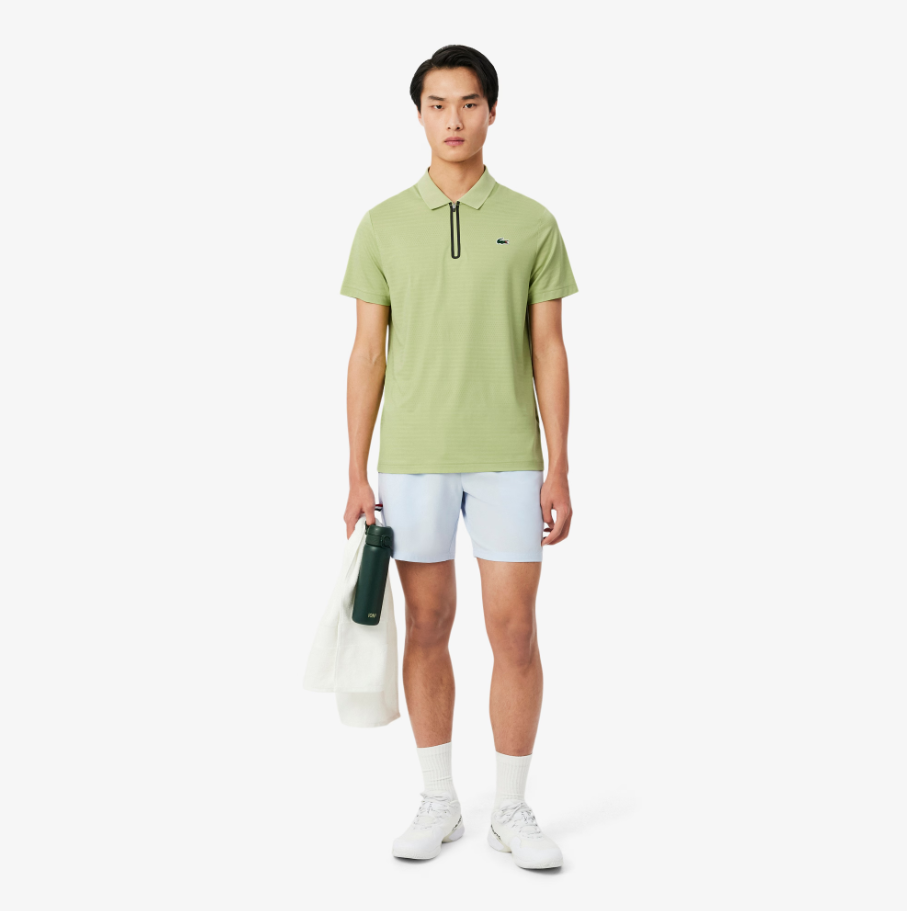 Ultra Dry Stretch Tennis Polo - Green • UYB