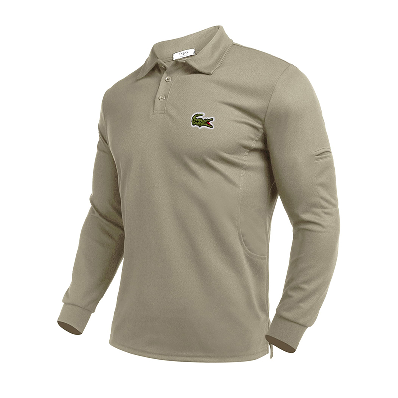 Polo Sweater Slim Fit Longsleeve Quick Dry